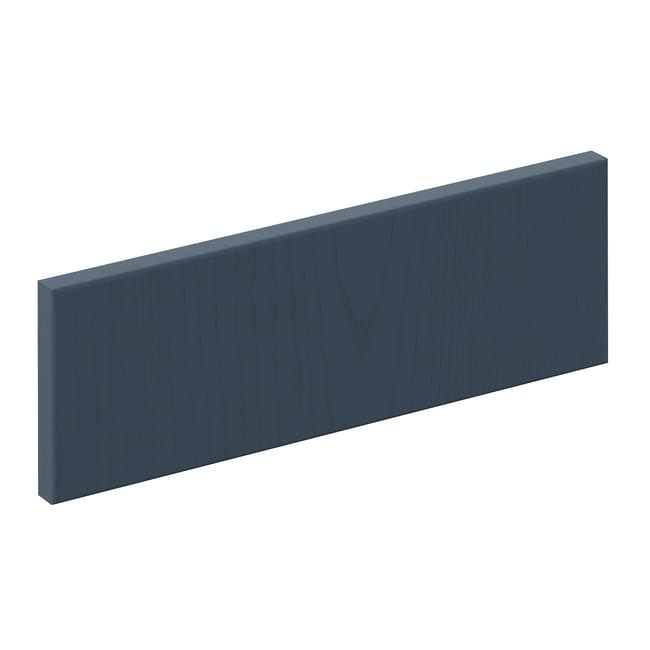 Façade de tiroir de cuisine Chicago bleu marine mat H.12.5 x l.39.7 cm