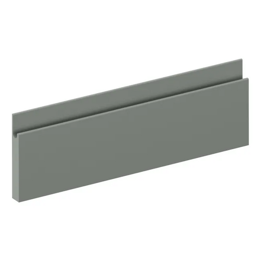 Façade de tiroir de cuisine Tokyo gris vert mat H.12.5 x l.39.7 cm