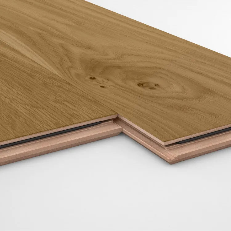 Parquet contrecollé intenso chêne blond vitrifié L ARTENS, l.16.4 cm