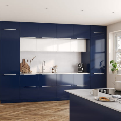 Porte de cuisine Sydney bleu marine brillant H.50.9 x l.39.7 cm