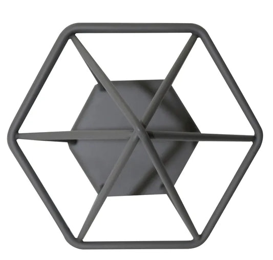 Patère à visser gris / argent Steel