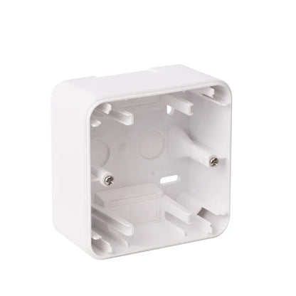 Cadre saillie 1 poste Epure, OHMTEC, blanc