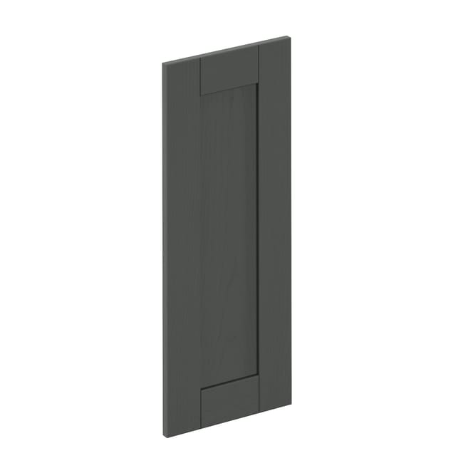Porte de cuisine Chicago gris graphite mat H.76.5 x l.29.7 cm
