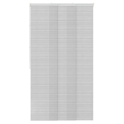 Panneau japonais Voile stripe, gris, H.250 x l.50 cm