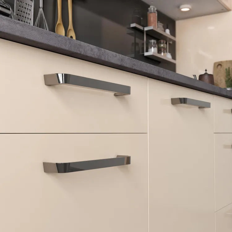 Lot de 2 poignées de meuble INSPIRE Corfou Aluminium Chromé