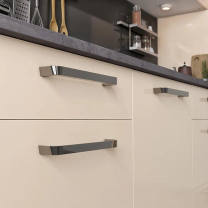 Lot de 2 poignées de meuble INSPIRE Corfou Aluminium Chromé