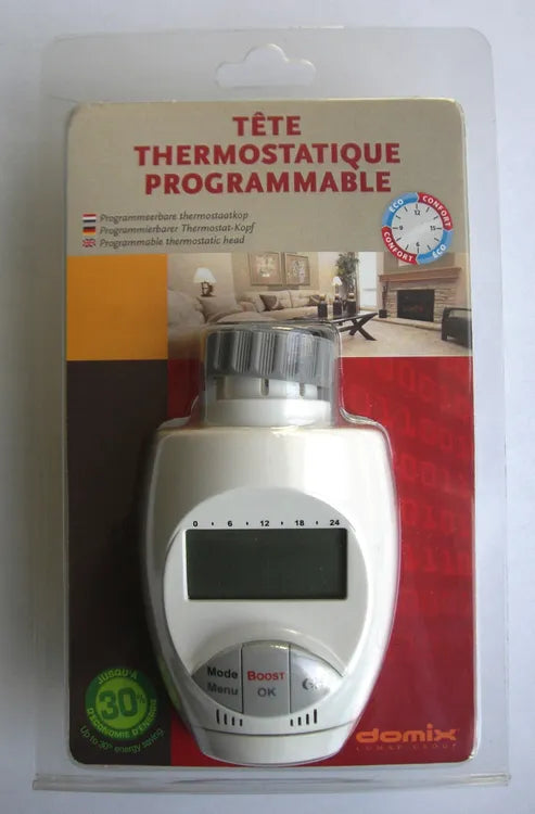 Tête de robinet thermostatique pvc blanc COMAP