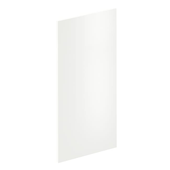 Côté de meuble de rangement Sevilla blanc brillant H.76.8 cm x L.37 cm x Ep.18 m