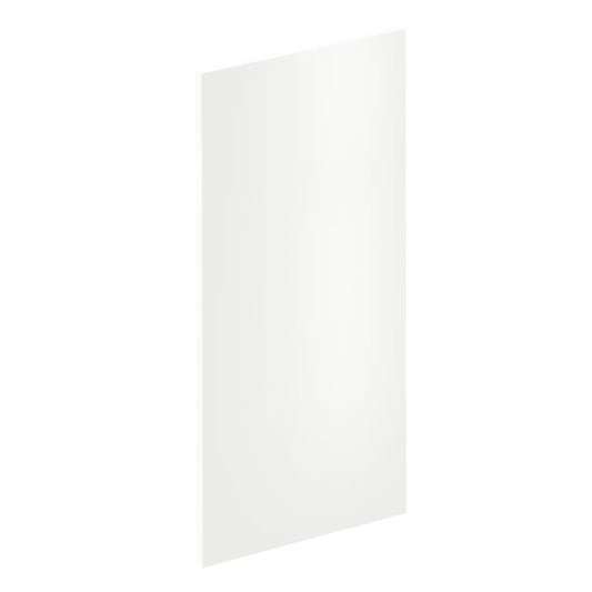 Côté de meuble de rangement Sevilla blanc brillant H.76.8 cm x L.37 cm x Ep.18 m