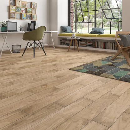 Lot de 2 plinthes carrelage Spania, marron, Ht. x L. 90 cm, Ep.9 mm