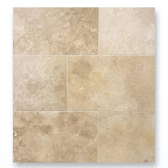Travertin sol/mur de beige à marron mix Casa classic l.40.6 x L.61 cm