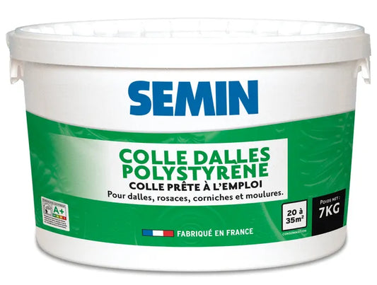 Colle en pâte pour dalles de plafond SEMIN, 7 kg