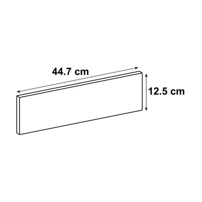 Façade de tiroir de cuisine Newport gris perle mat H.12.5 x l.44.7 cm