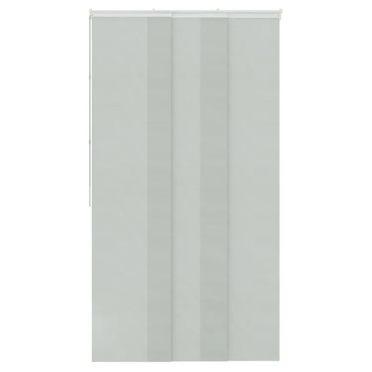 Panneau japonais Tamisant uni, gris clair, H.250 x l.50 cm