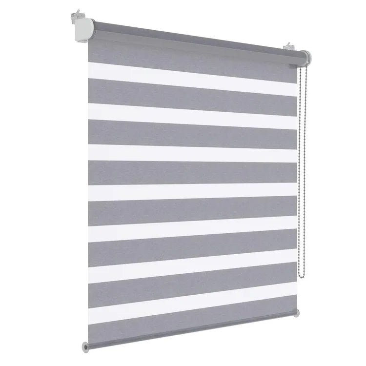 Store enrouleur jour / nuit Authentic anthracite, l.70 x H.190 cm, DECOSOL DELUXE