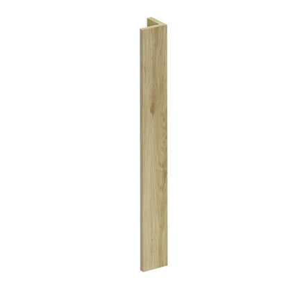 Fileur d'angle Roma effet chêne H.76.8 cm x L.9 cm x Ep.18 mm