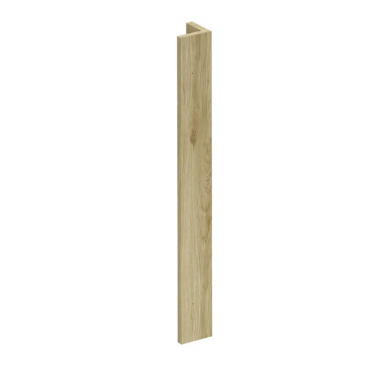 Fileur d'angle Roma effet chêne H.76.8 cm x L.9 cm x Ep.18 mm
