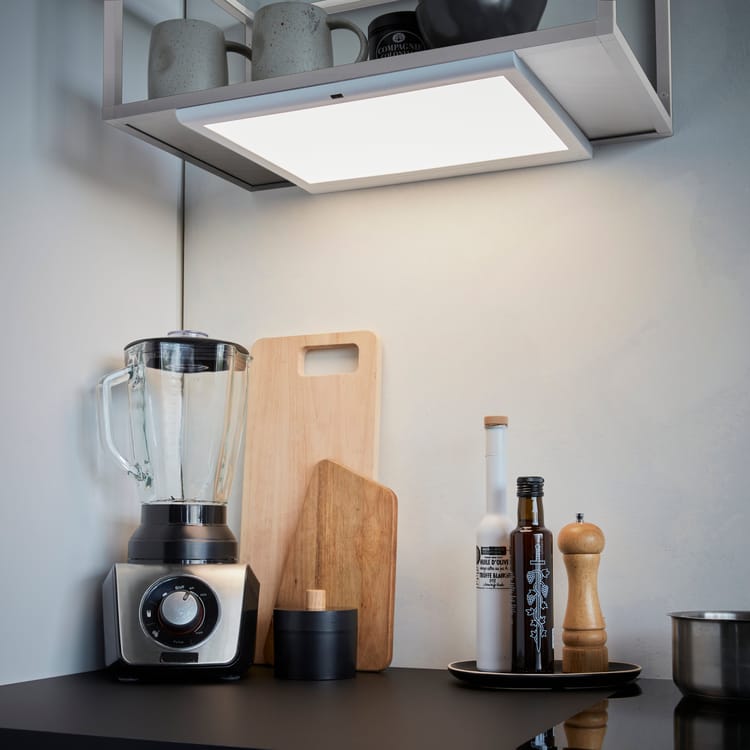 Panneau LED Naoko, 40 x 35 cm, blanc neutre INSPIRE