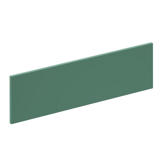 Façade de tiroir de cuisine Sevilla vert laguna mat H.25.3 x l.89.7 cm