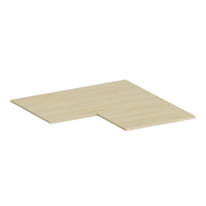 Tablette SPACEO, effet chêne naturel H.1.6xl.100.25xP.59.5cm