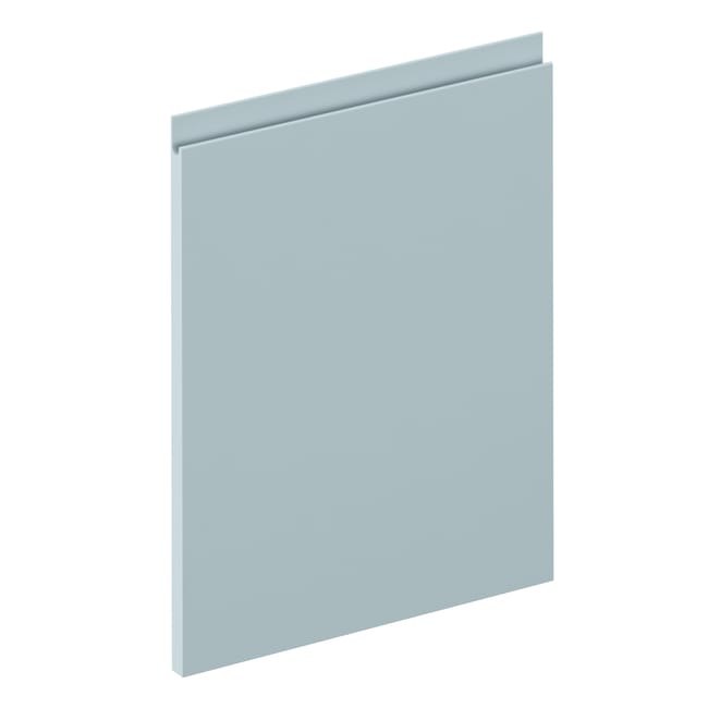 Porte de cuisine Tokyo bleu clair mat H.50.9 x l.39.7 cm