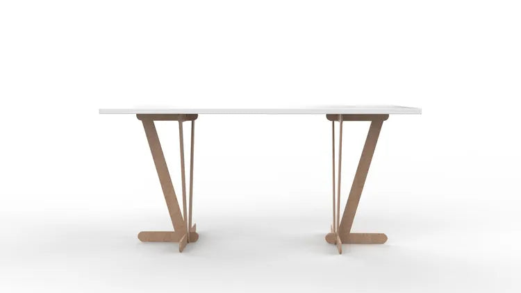 Tréteau Zentec médium (mdf) design, H.73 x l.60 cm