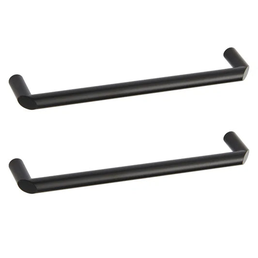 Lot de 2 poignées de meuble INSPIRE Dokos Dokos noire l.167.8 x H.11 mm