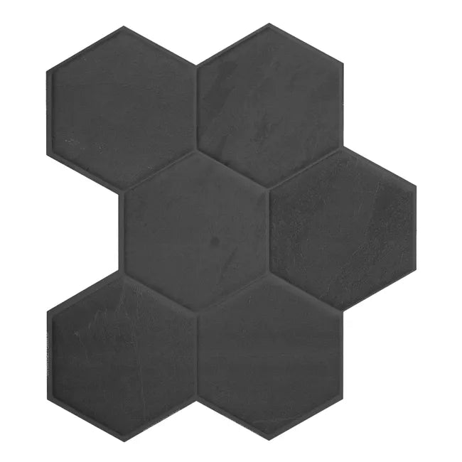 lot de 4 crédences adhésives Hexa walton, 24.38X29.22 cm