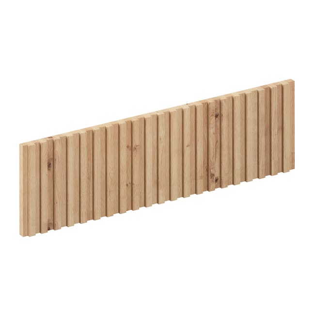 Bandeau Sapporo effet chêne mat H.16.7 x l.59.7 cm