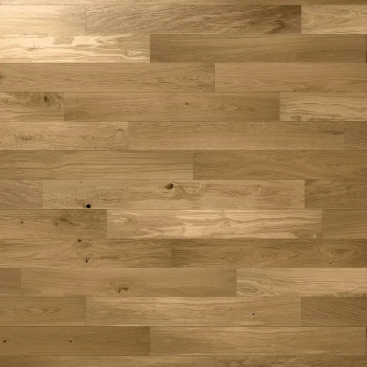 Parquet contrecollé intenso chêne blond vitrifié L ARTENS, l.16.4 cm