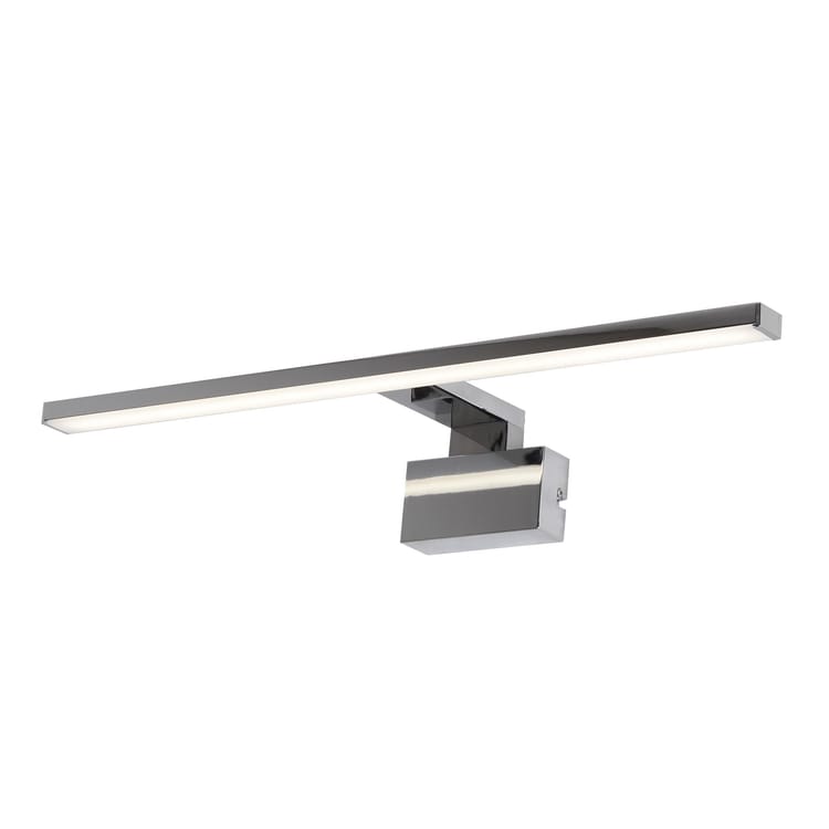Applique LED salle de bain Slim, L.50 cm 600 lumens blanc neutre, chrome Inspire