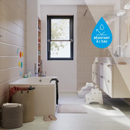 Lame PVC clipsable medio ARTENS Camden bois blanchi