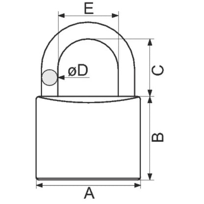 Cadenas CITY 35 2CL H 6 mm - ISEO - 2042101