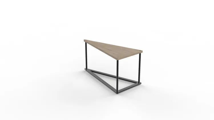 Tréteau bois Unikk design, H.73 x l.36.5 cm