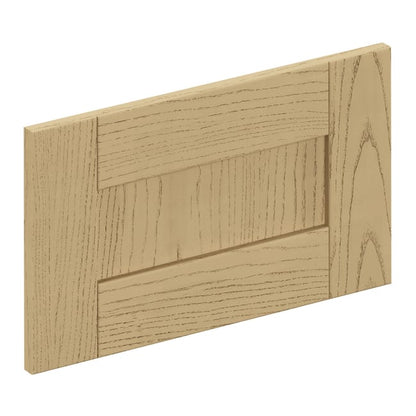 Façade de tiroir de cuisine Chicago chêne brut mat H.25.3 x l.39.7 cm