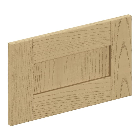 Façade de tiroir de cuisine Chicago chêne brut mat H.25.3 x l.39.7 cm