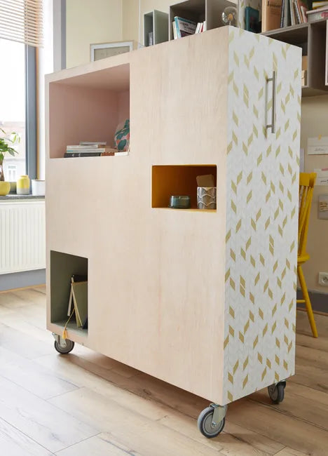 Poignée de meuble Sara acier brossé, entraxe 160 mm