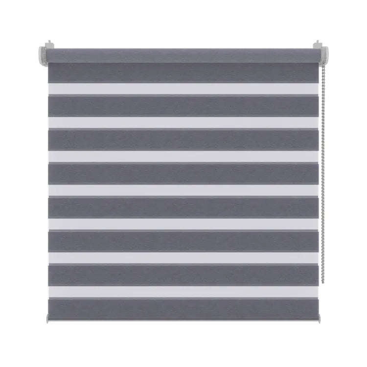 Store enrouleur jour / nuit Authentic anthracite, l.70 x H.190 cm, DECOSOL DELUXE