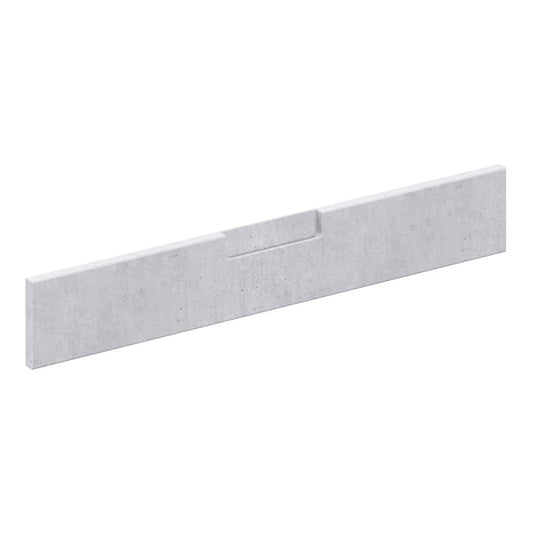 Façade de tiroir de cuisine Berlin effet béton mat H.12.5 x l.79.7 cm