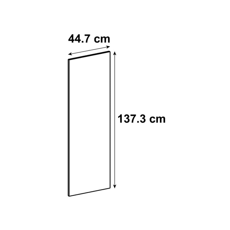 Porte de cuisine Sevilla blanc brillant H.138 x l.44.7 cm