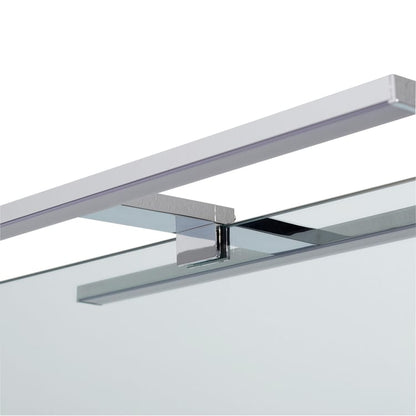 Applique LED salle de bain Slim, L.50 cm 600 lumens blanc neutre, chrome Inspire