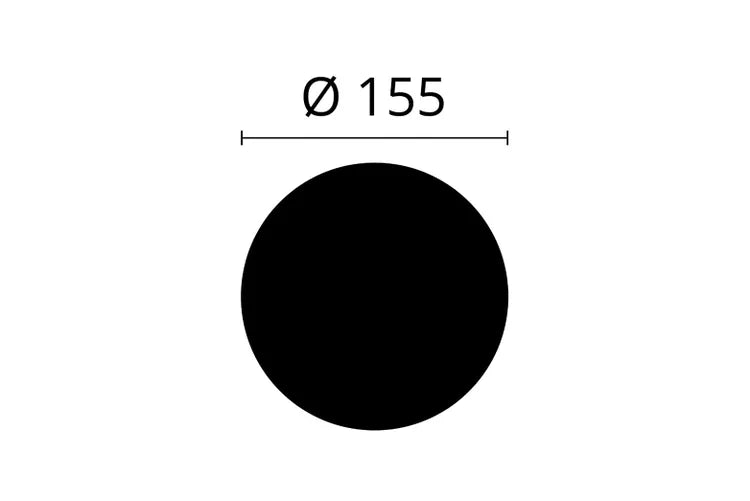 Rosace B9 en polyuréthane, Diam.15.5 cm, L.3.6 x l.26 cm