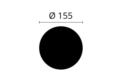 Rosace B9 en polyuréthane, Diam.15.5 cm, L.3.6 x l.26 cm