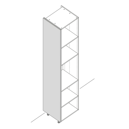 Joue Chicago vert mat H.240 x l.63 cm